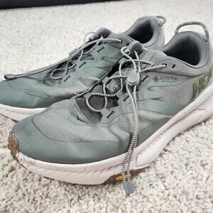 Hoka Anacapa Low GTX Green Hiking Shoes Size 9.5